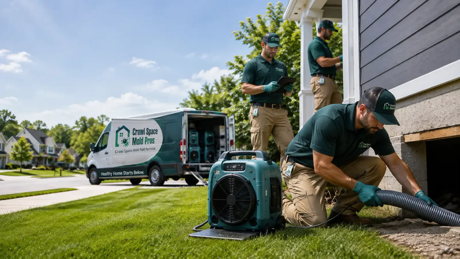 Crawl Space Mold Removal in Lonsdale, MN